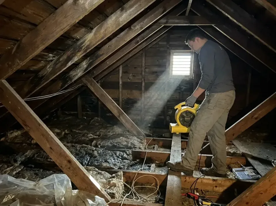 attic-water-damage-drying-proc-007 — frequently asked questions, Emergency Water Extraction & 24/7 Flood Response in Blaine,…